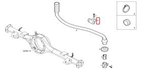 SANTANA PS-850393 - SOPORTE CABLES SENSOR ABS