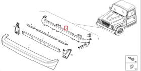 SANTANA PS-903688 - PARAGOLPES DELANTERO