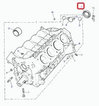 LAND ROVER ERR2640 - RETEN CIGÜEÑAL TRASERO