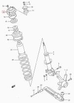 SUZUKI 41710-82000-000 - SOPORTE,DELANTERO STRUT