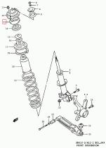 SUZUKI 41712-82000-000 - SOPORTE AMORTIGUADOR DELANTERO
