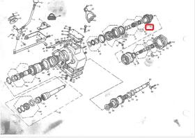 LAND ROVER 120789 - ENGRANAJE OVERDRIVE