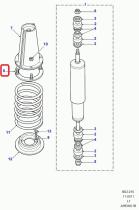 LAND ROVER 572087 - ANILLO RETENCION