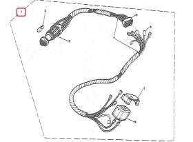 LAND ROVER 197737 - LA ADVERTENCIA DE PELIGRO DEL INTERRUPTOR VIENE SIN ENCHUFE