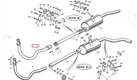 LAND ROVER 517632 - ESCAPE TUBO COLECTOR 1961-73