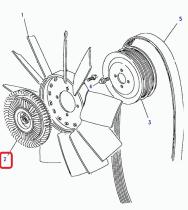 LAND ROVER ERR2266 - VISCOSO VENTILADOR