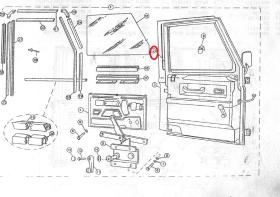 LAND ROVER MWC2324 - PUERTA DELANTERA DERECHA