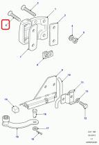 LAND ROVER BYG100140L - TORNILLO BISAGRA