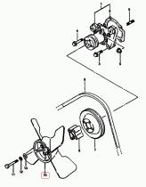 SANTANA 17111-73000 - VENTILADOR