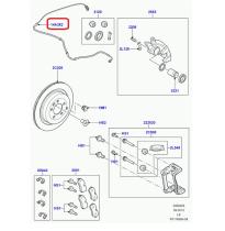 LAND ROVER SOE000025 - AVISADOR DE DESGASTE PASTILLAS TRASERAS
