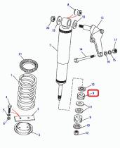 LAND ROVER ANR1721 - CASQUILLO GOMA AMORTIGUADOR INFERIOR