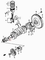 SANTANA 12300-73812-0A0 - JUEGO DE COJINETES, CIGÜEÑAL