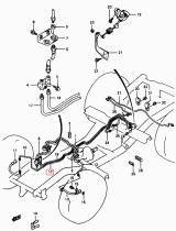 SANTANA 51340-70AA0 - TUBO, CONEXIÓN A VÁLVULA DELANTERA