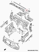 SANTANA 61140-81A71 - PANEL TUNEL PISO DEL.JIMNY