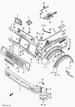 SANTANA 65953-83000 - SOPORTE DEL ALETA L/D