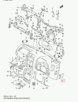 SANTANA 73811-77E00-5ES - TAPA LAT.PANEL INSTRUMENTOS