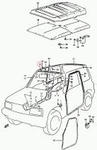 SANTANA 76191-85C80-5ES - PERFIL TAPICERIA:V.98-3P-C-