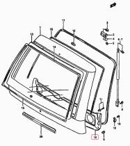 SANTANA 83770-62B10-5ES - TAPICERIA DE PUERTA TRASERA