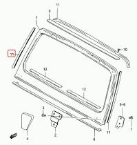 SANTANA 84645-84C00 - PERFIL PROT.LAT.PARABR.(SA.