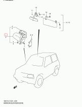 SANTANA 84701-61A30-0FT - C. ESPEJO EXT.  L/D