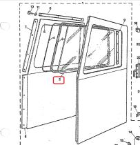 LAND ROVER 614V004 - CRISTAL PUERTA TRASERA
