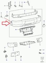 LAND ROVER DPC000150PMA - CONJUNTO PARACHOQUES, NEGRO, DELANTERO (NO ORIGINAL)