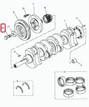 LAND ROVER ERR605 - TORNILLO POLEA CIGUEÑAL