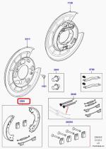 LAND ROVER SFS500012 - KIT - FORRO DE FRENO