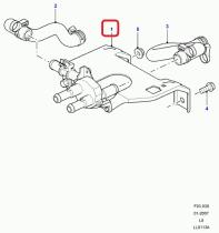 LAND ROVER JQD500080 - VALVULA AIXETA CALEF