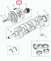LAND ROVER ERR751 - POLEA Y AMORTIGUADOR VIBRACIÓN TORSIONAL - ÁRBOL LEVAS
