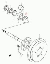 SUZUKI 43594-52D00-000 - PLACA DEFLECTOR