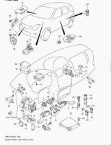 SUZUKI 37430-86G00-000 - CONJUNTO DE INTERRUPTOR,WARNING