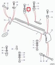 LAND ROVER WC106044 - ARANDELA PLANA M6