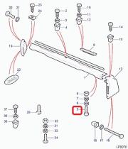 LAND ROVER SE104124L - TORNILLO , M4X12