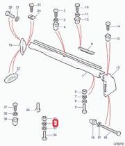 LAND ROVER WM702001L - ARANDELA