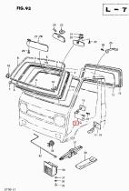 SUZUKI 86101-73011-281 - RETROVISOR LADO DERECHO