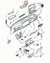 LAND ROVER AWR1166LNF - CUBIERTA-EQUIPO DE INSTRUMENTOS, GRIS ASH, NO ORIGINAL