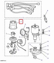 LAND ROVER RTC3278 - TAPA DISTRIBUIDOR