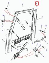 LAND ROVER MTC7825 - CRISTAL - PUERTA