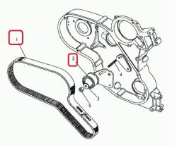 LAND ROVER ETC7333KITB - KIT DISTRIBUCION CON BOMBA Y RETENES