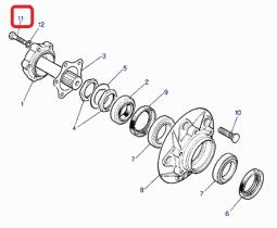 LAND ROVER 279146 - PERNO