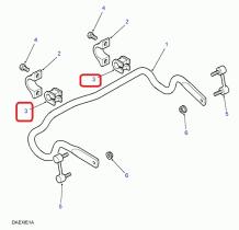 LAND ROVER ANR3305 - SILENTBLOCK BARRA ESTABILIZADORA