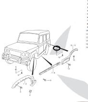 LAND ROVER 79075 - TUERCA ENCLAVAMIENTO