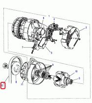 LAND ROVER ETC4821 - CORREA-POLYVEE-ALTERNADOR