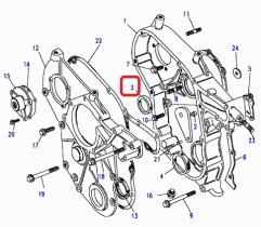 LAND ROVER ETC5064 - RETEN K TAPA ARBOL DE LEVAS
