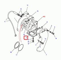 LAND ROVER ETC5710 - JUNTA-TURBOCOMPRESOR-COLECTOR DE ESCAPE