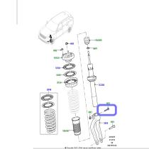 LAND ROVER FC110136 - PERNO DEL AMORTIGUADOR M10 X 65