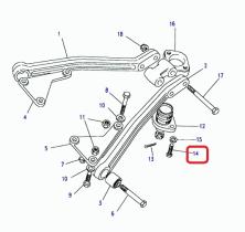 LAND ROVER FS108207L - TORNILLO, CABEZA EMBRIDADA, M8 X 20MM