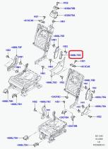 LAND ROVER HXT501000PVJ - REVESTIMTO. - BISAGRA RESP. ASIENTO, DCHA, SUPERIOR DELANTER