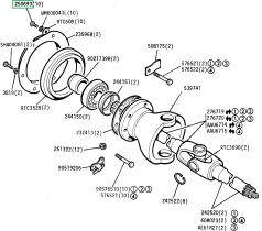 LAND ROVER 250693 - TORNILLO 1/4 INCH BSF